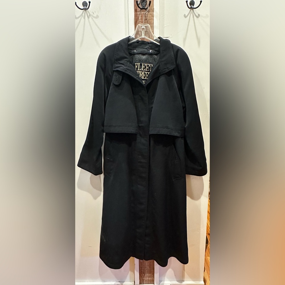 Women's Black Trench Coat